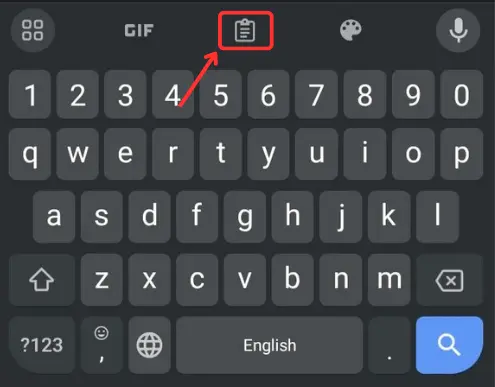 Clipboard Option in Android Keyboard