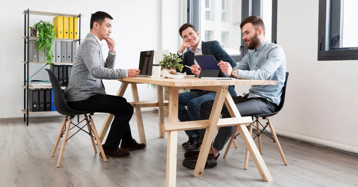 Employees in an office
