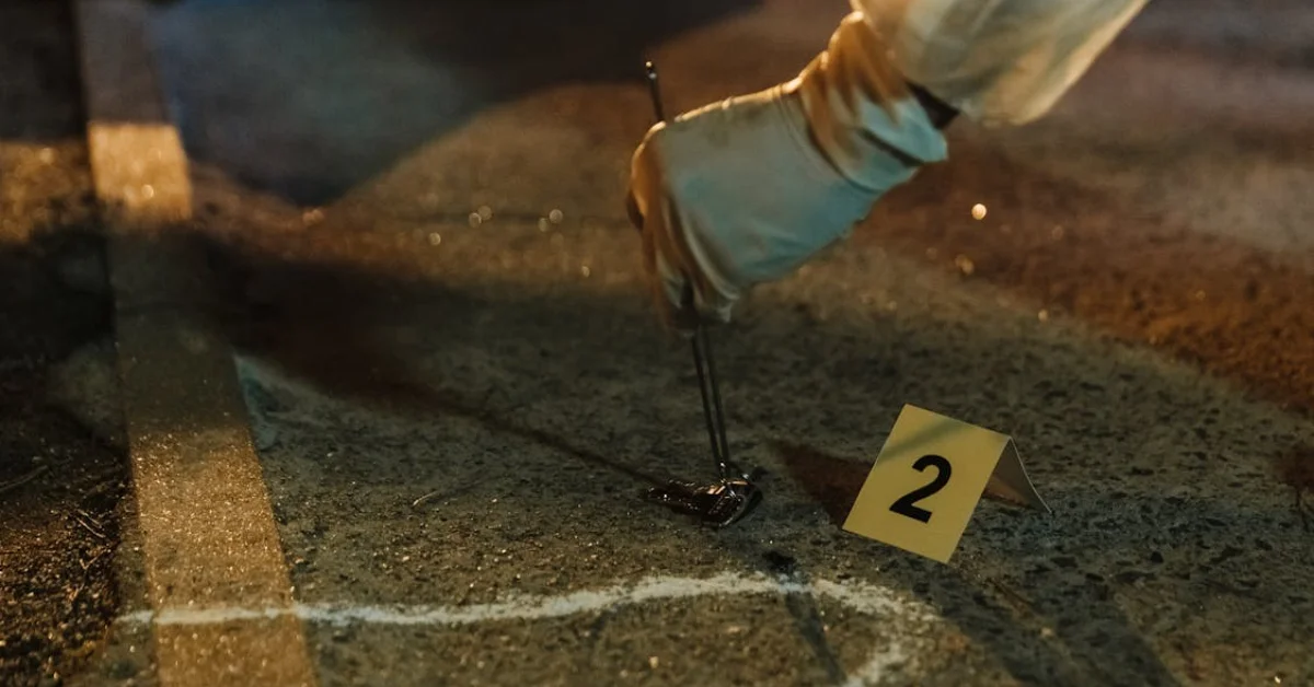 a man picking something with tuser