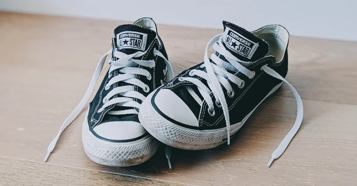 a pair of sneakers