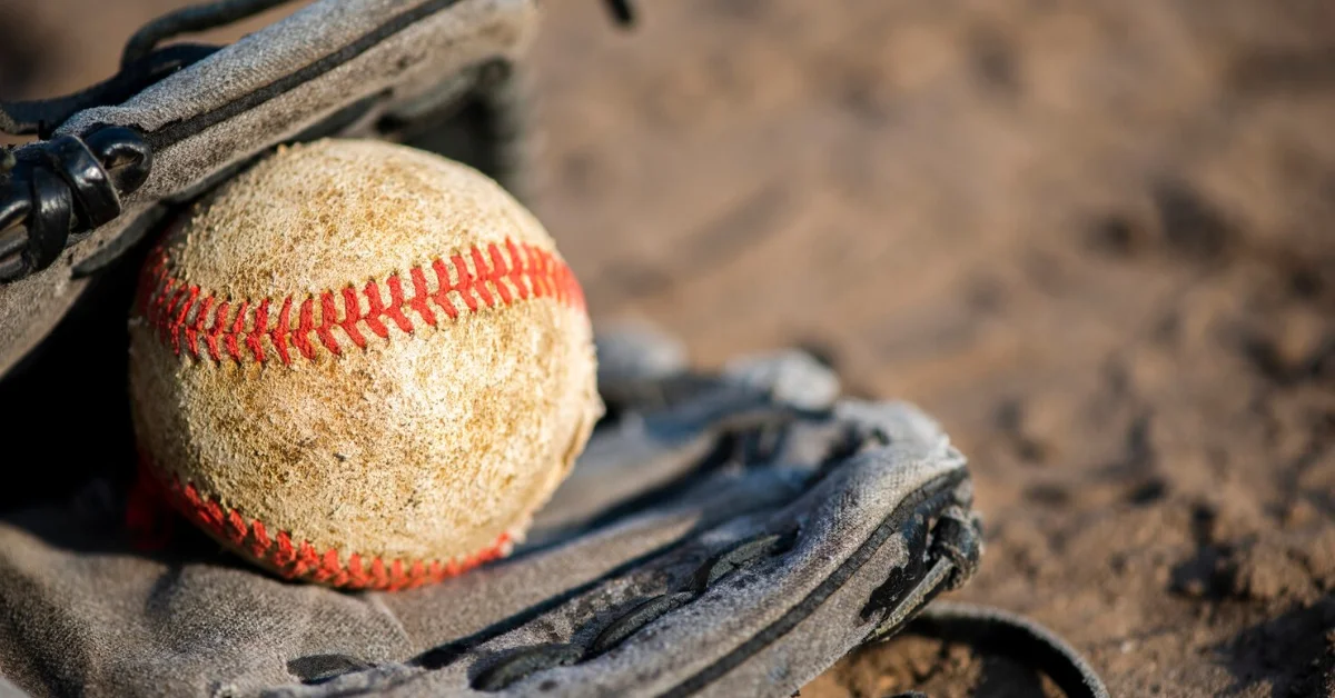 old baseball ball